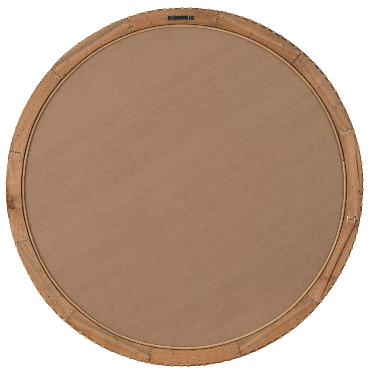 Spiegel Rond Spar/Glas Natuur Ø 75 cm - Spiegel - J-Line - livinglovely.nl