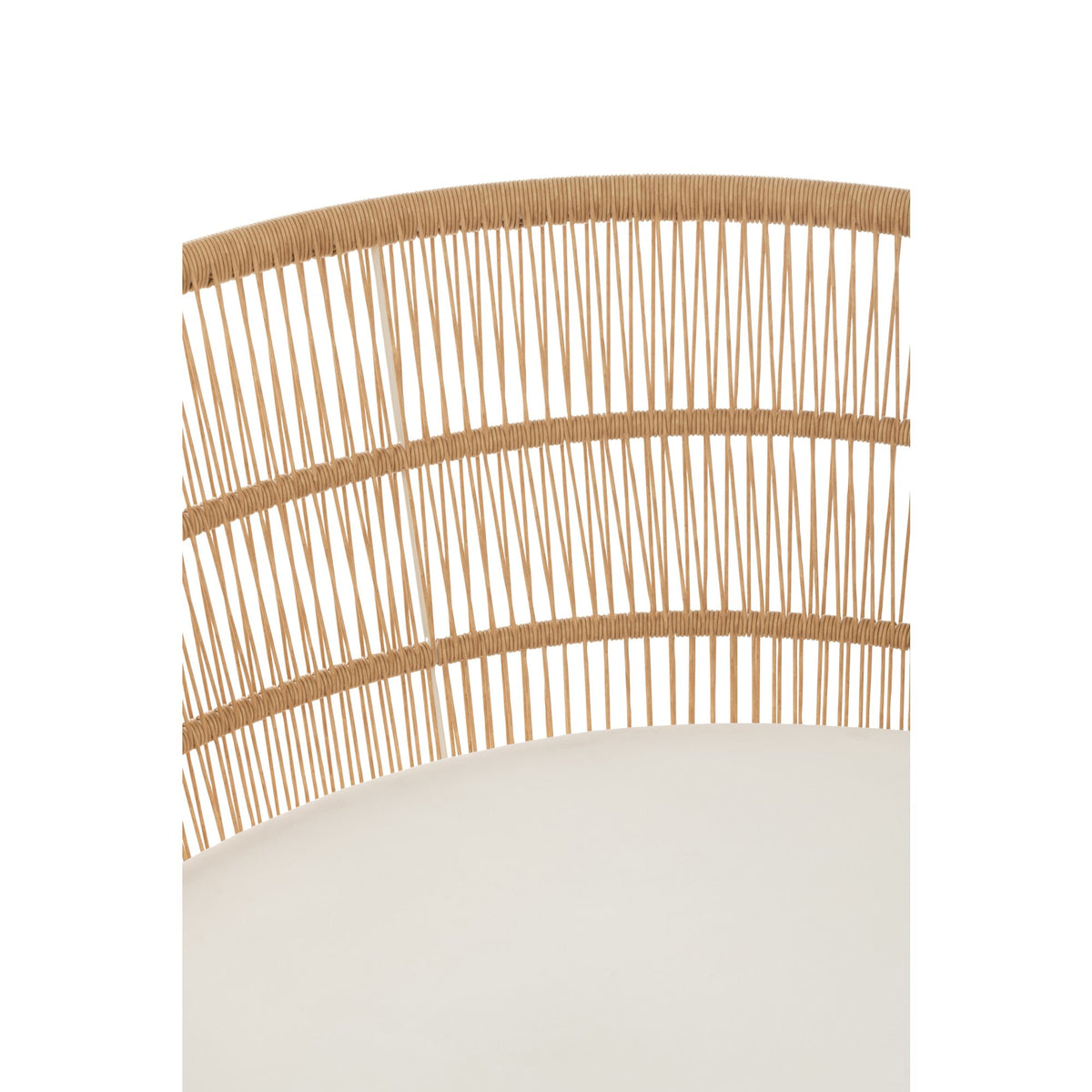 Krzesło Joa Metal/Rattan Białe J-Line