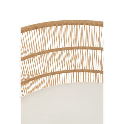 Krzesło Joa Metal/Rattan Białe J-Line