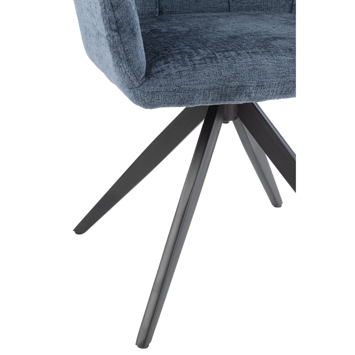 Stoel Louna Ijzer/Acryl Blauw J-Line