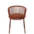 Stoel Toa Metaal/Koord Rood - Terrasstoel - J-Line - livinglovely.nl