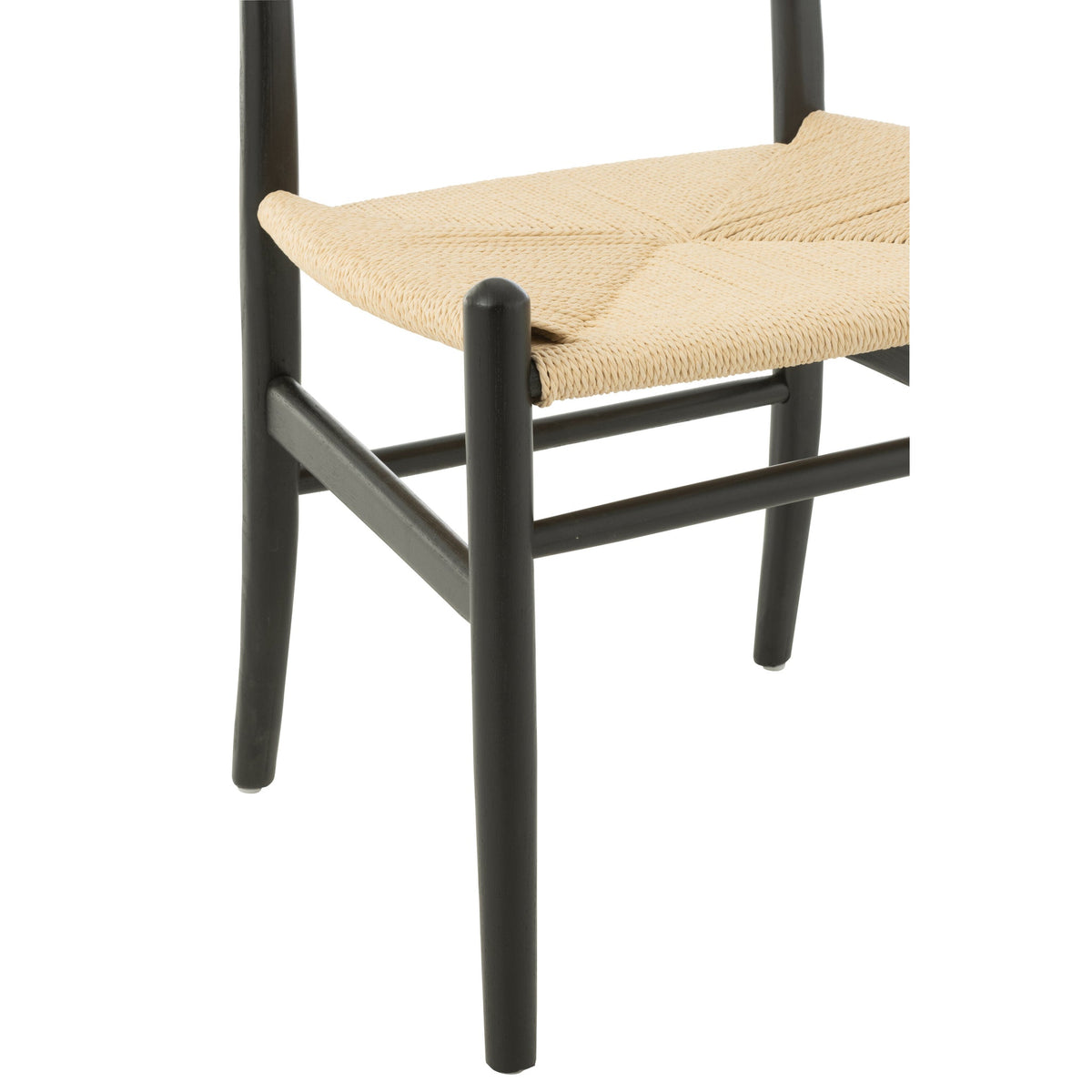Krzesło Toon Drewno Bukowe/Lina Czarny J-Line