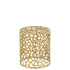 Stool Cylinder Aluminium Gold Colored - - J-Line - livinglovely.nl
