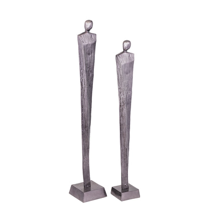 Symon GunMetal beelden van PTMD in Large en Small naast elkaar op witte achtergrond