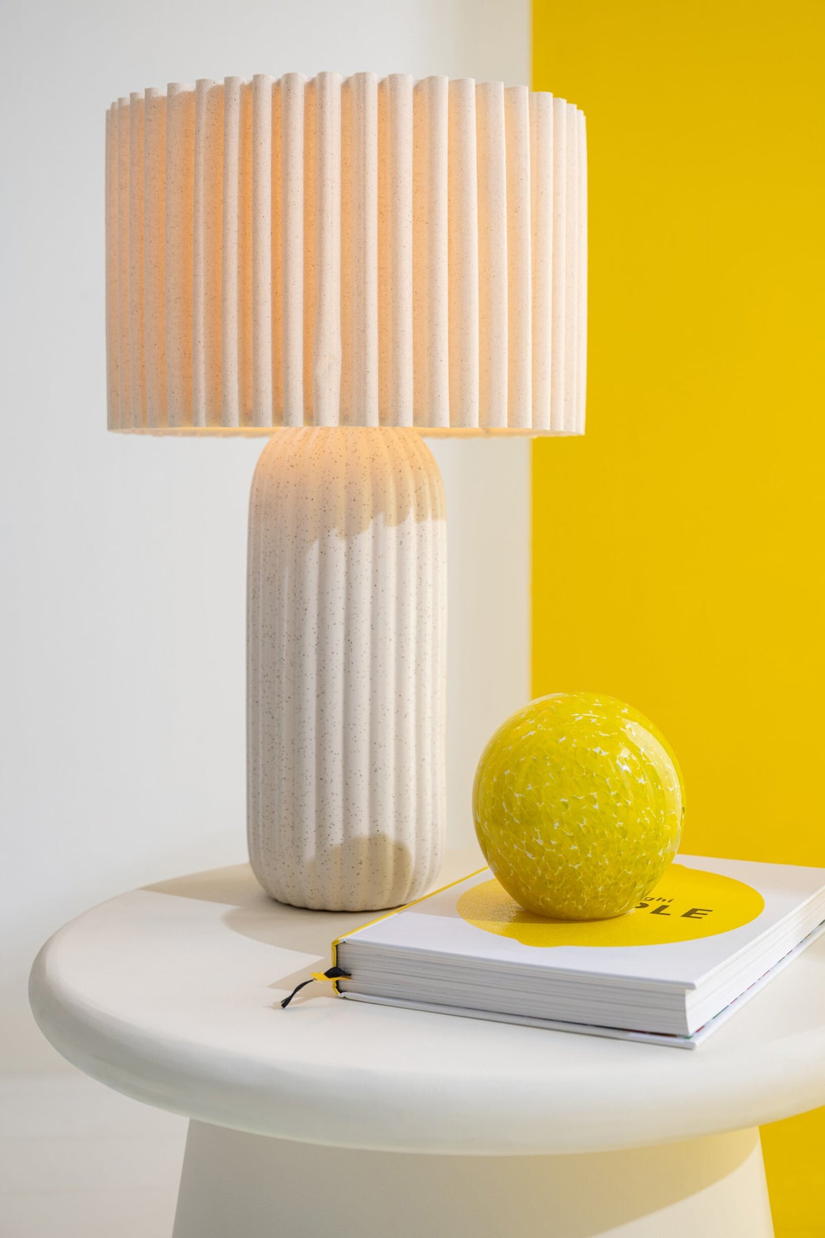 Lampa stołowa Esmee Keramika Off-White Small J-Line
