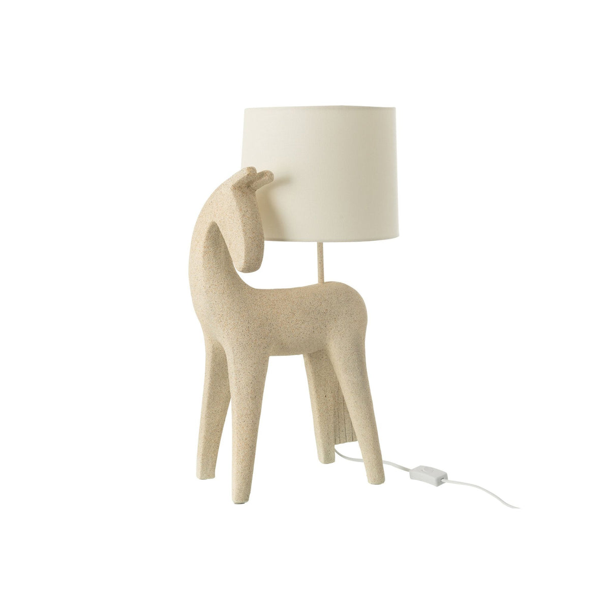 Tafellamp Paard Modern Resine Beige J-Line