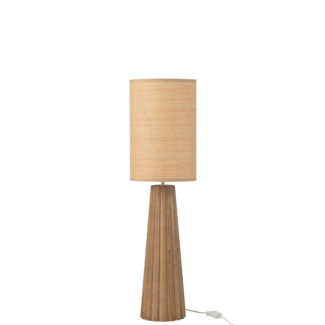 Lampa stołowa Parasol Drewno Naturalne Mała J-Line