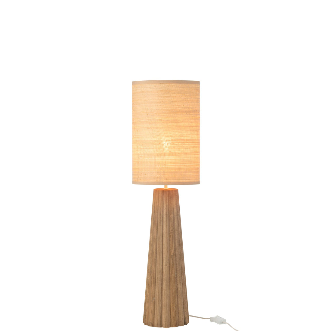 Lampa stołowa Parasol Drewno Naturalne Mała J-Line