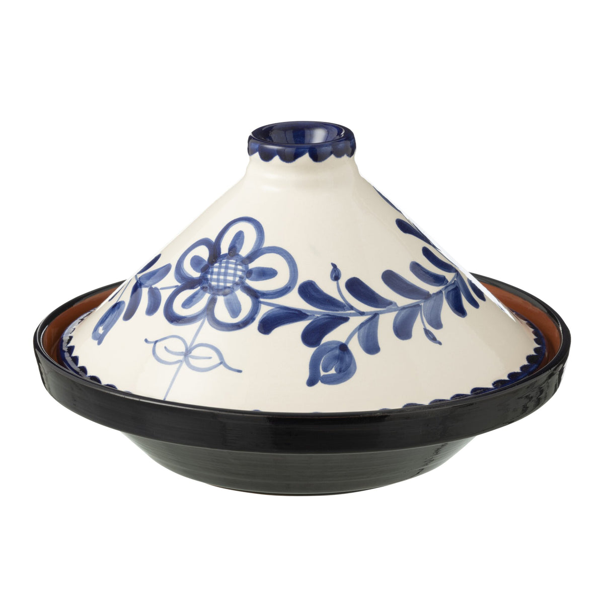Tagine Granada Motyw Kobaltowy Niebieski/Biały Ceramika J-Line