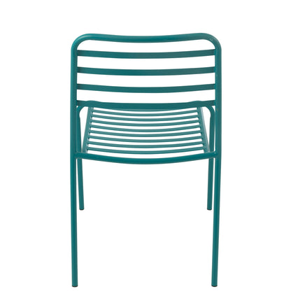 Krzesło ogrodowe Dedi Turquoise Metal J-Line