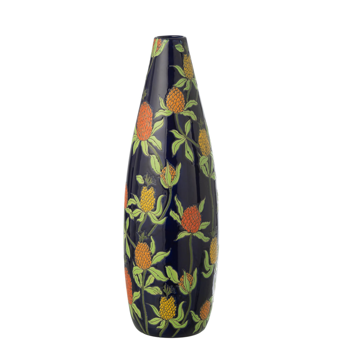 Wazon Ananas Porcelanowy Wielokolorowy Duży J-Line