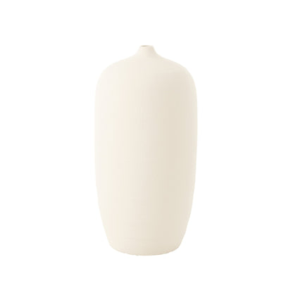 Vaas Cassia Ovaal Keramiek Wit Dia 30cmxH59cm J-Line