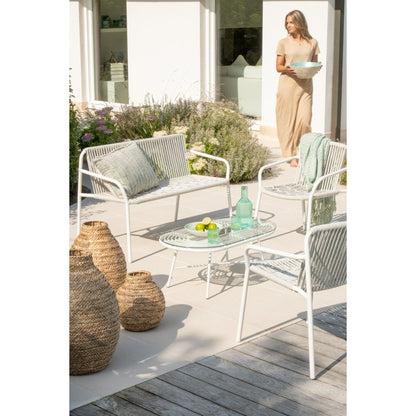 Wazon Pleciony z Trawy Morskiej Naturalny Large J-Line