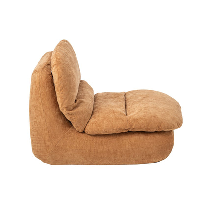 Schuimstoel Karamel van J-Line, L82cm x B100cm x H75cm