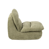 Schuimstoel Olijfgroen van J-Line, L82cm x B100cm x H75cm