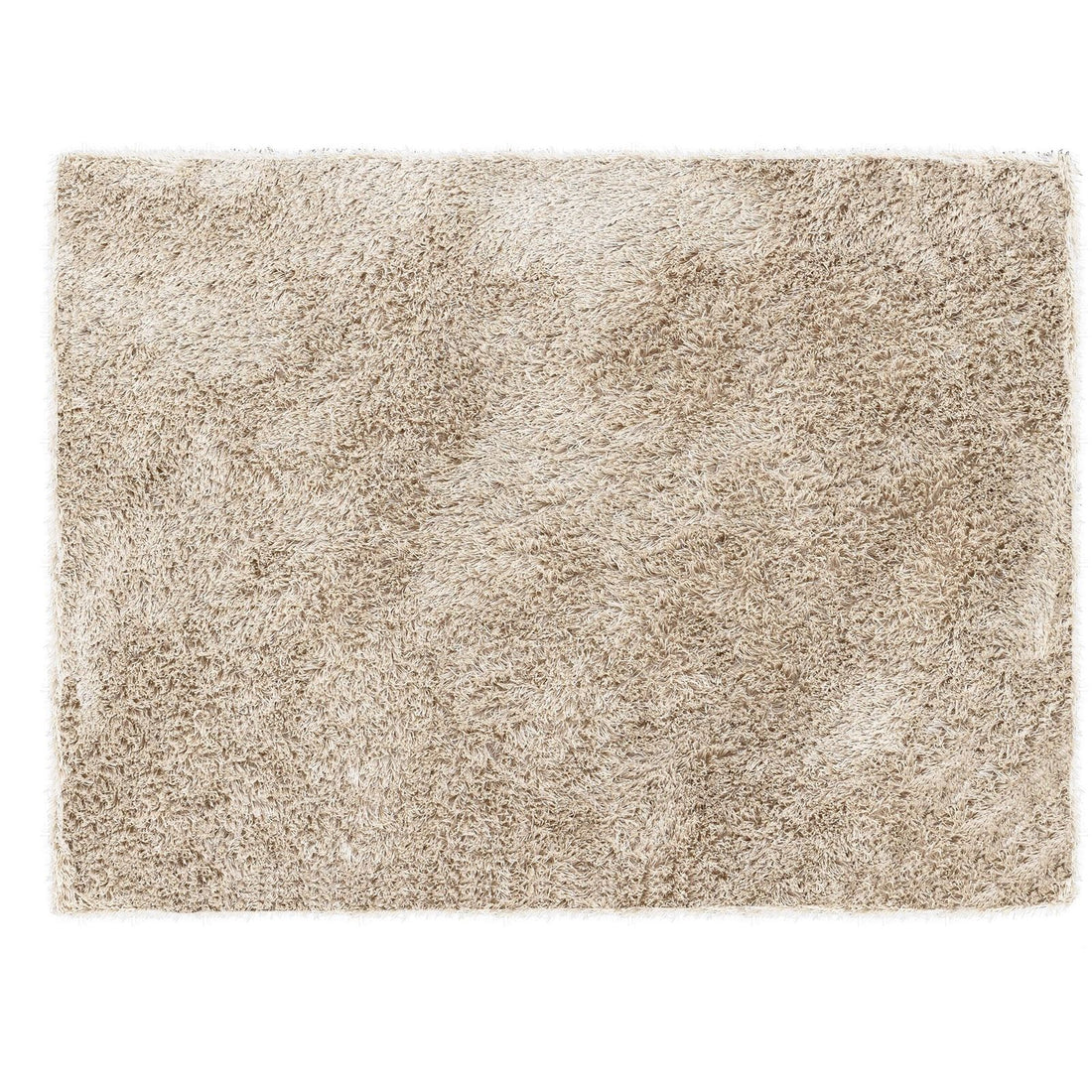 Vloerkleed Crown Beige 170x240cm van MUST Living in beige, 100% polyester, volledig in beeld op een neutrale achtergrond