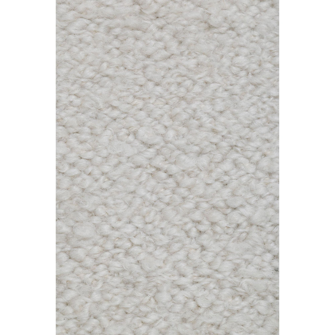 Vloerkleed Noble van MUST Living in ivoorkleurig polyester, extra groot kleed van 250 bij 350 cm