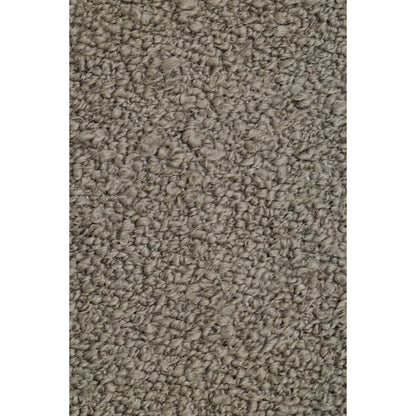 Het taupe Noble vloerkleed van MUST Living van dichtbij met zichtbare vezels