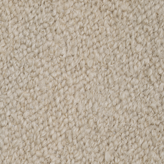 Vloerkleed Noble zand Ø250cm onder de zithoek MUST Living
