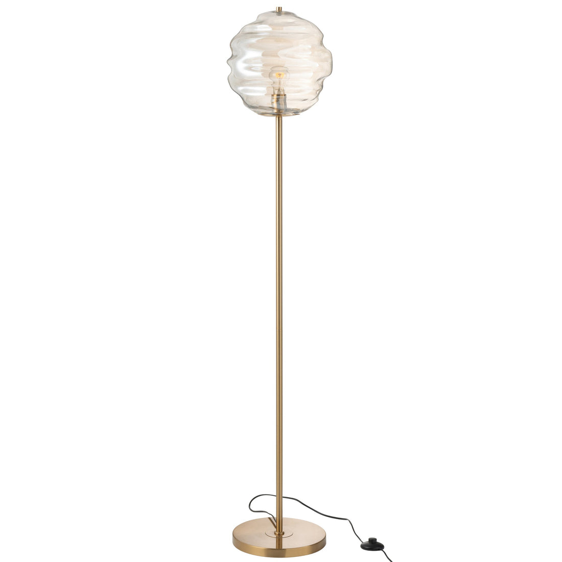 Lampa podłogowa Glass Light Cognac H156cm J-Line