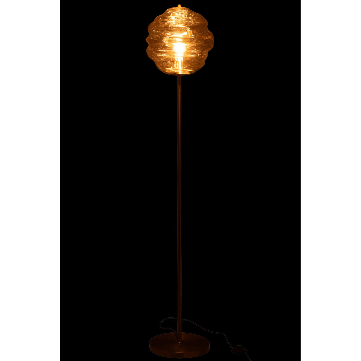 Lampa podłogowa Glass Light Cognac H156cm J-Line