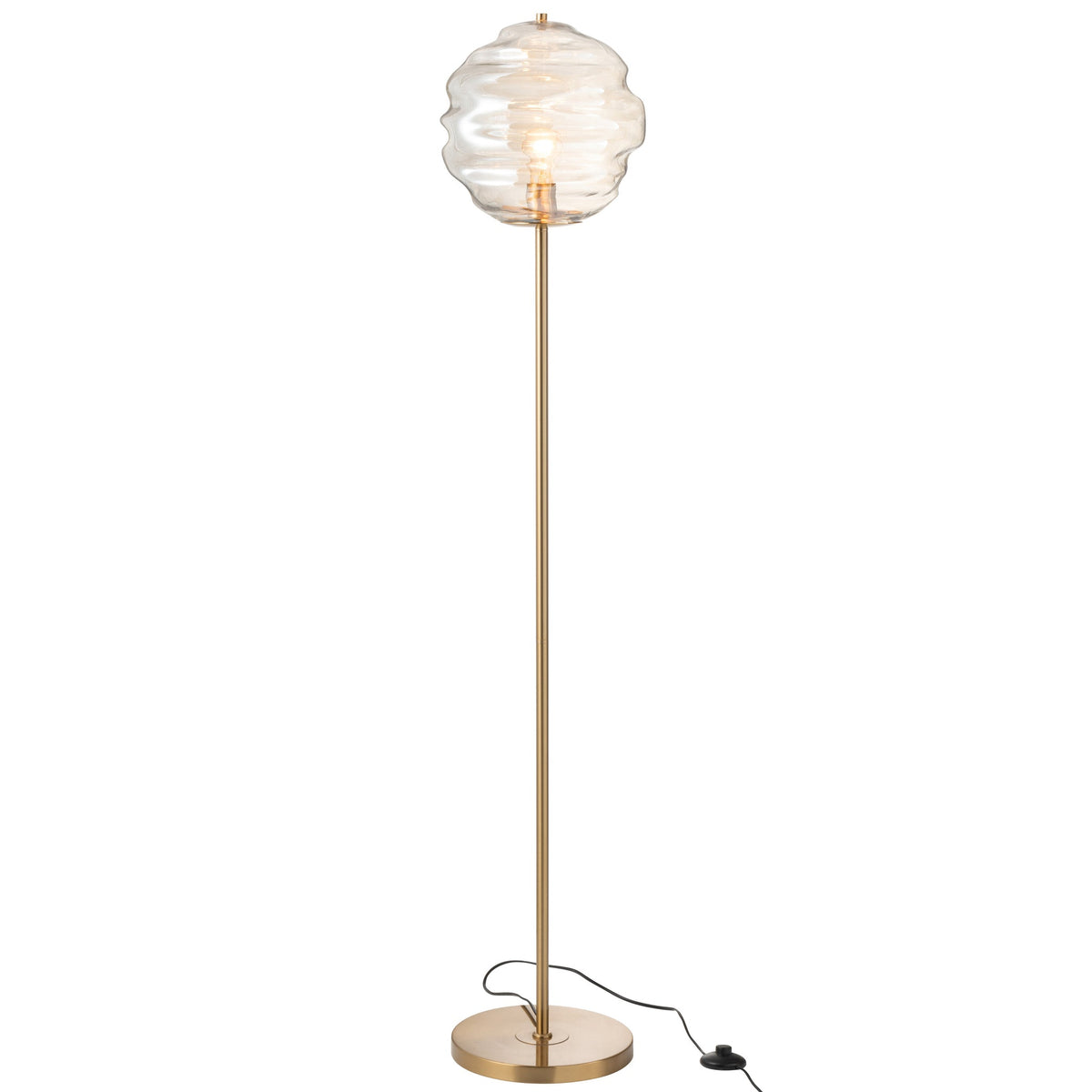 Lampa podłogowa Glass Light Cognac H156cm J-Line