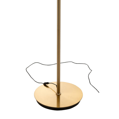 Lampa podłogowa LED Szkło Brązowa H 168cm J-Line