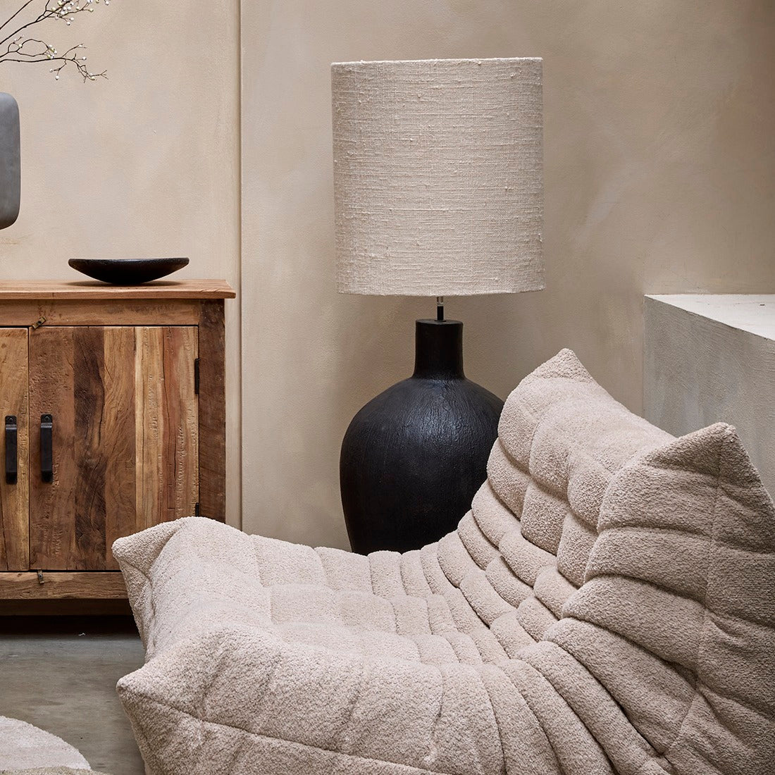 Vloerlamp Terra Bottle XL Raw Materials - Vloerlamp - Raw Materials - livinglovely.nl