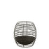 Vuurkorf Rond Ringen Metaal Zwart Medium Dia50xH50cm J-Line - Buitenhaard - J-Line - livinglovely.nl