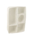 Wandrek Flint Papier Mache Wit Large - Wanddecoratie - J-Line - livinglovely.nl