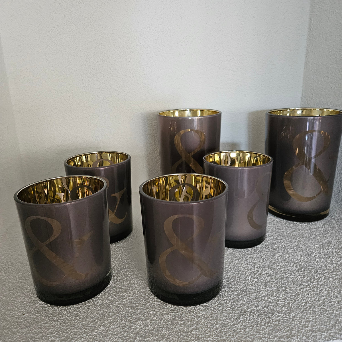 Windlicht &amp; Taupe 18cm - Windlicht - Mars &amp; More - livinglovely.nl