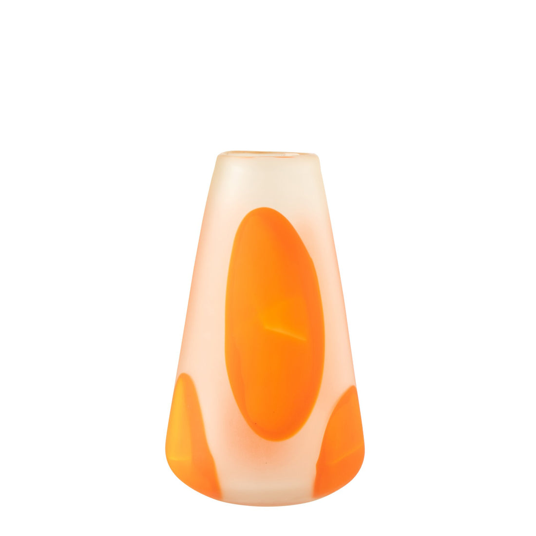 Lampa wiatrowa Szklane kropki Ciemno pomarańczowy/Przezroczysty Large J-Line